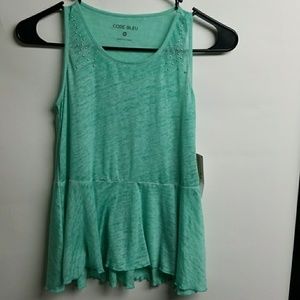 Teal shirt